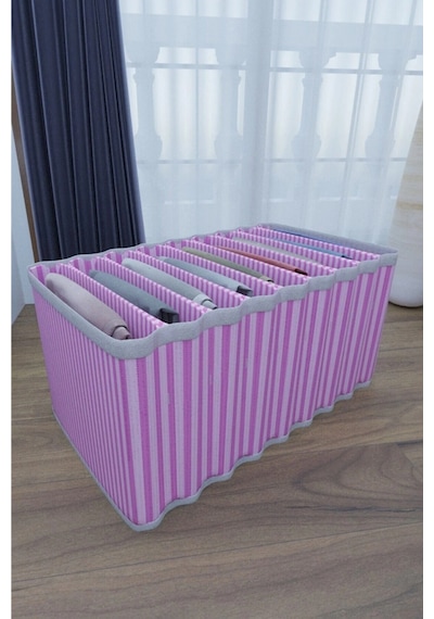 8 Bölmeli Dolap Ve Çekmece Içi Düzenleyici Akordiyon Organizer L-00517 1 Adet Diğer
