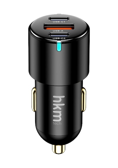 Hyper 60W Hızlı Şarj Destekli 3 Girişli (2Xtype-C 1Xusb) Araç Içi Çakmaklık Şarj Aleti