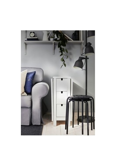 Ikea Marıus Tabure, Siyah, 45 Cm