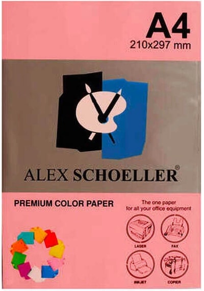 Alex Schoeller Fotokopi Kağıdı Renkli A4 500'lü 570 Pembe