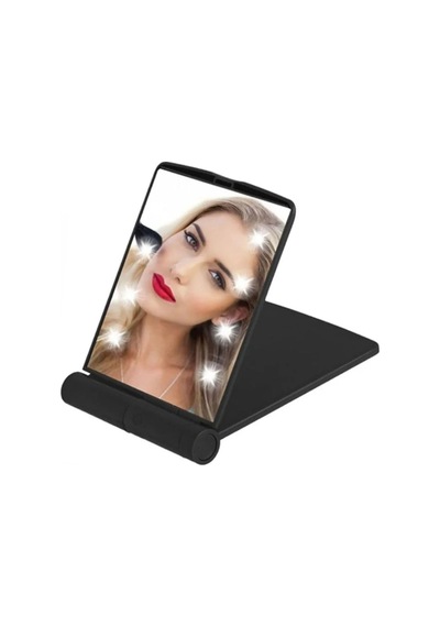 Katlanır Mini Işıklı Makyaj Aynası Cep Çanta Aynası 8 Led Pilli 23a 12v Pil Dahildir Pembe Pembe 10 X 10 Belirtilmemiş