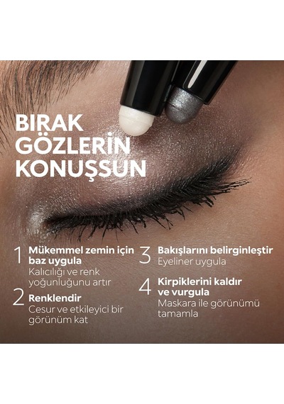 Göz Farı - Long Lasting Eyeshadow Stick - 22 Anthracite -kalıcı, Kremsi Kalem Far Diğer