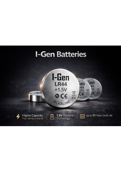 Batteries Lr44 1.5v Alkalin Düğme Pil Ag13, A76, L1154 10'lu Paket