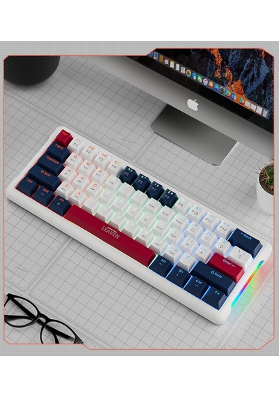 K610 Kablolu Kırmızı Switch Mekanik Oyuncu Klavyesi-61 Tuş Rgb-hot Swap