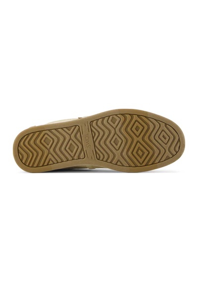 Espadril / Keten Erkek 10021898 Toms Almond Herringbone Canvas And Tan Suede Tan