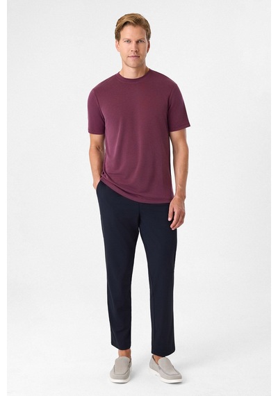 Back And Bond Regular Fit Bordo Bisiklet Yaka Tişört Çok Renkli
