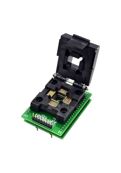 Tqfp44 Qfp44 - Dıp40 600 Mil Programlama Adaptör Atmel Avr