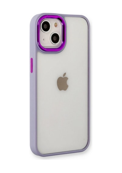 Newface Apple, Uyumlu iPhone 14 Plus Kılıf Dora Kapak Semeglbl - 12 - Lila
