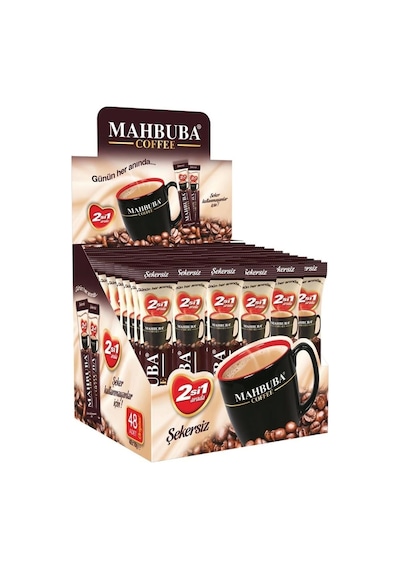 Mahbuba 2si1 Arada Şekersiz Hazır Kahve 48x10gr Hazır