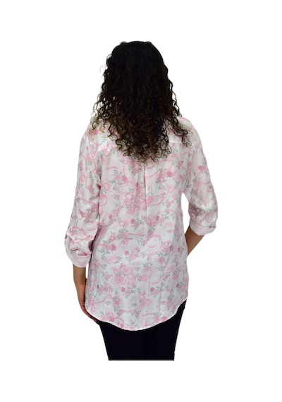Gölge Kadın Uzun Kol Gömlek Bgl-st04665 Pembe