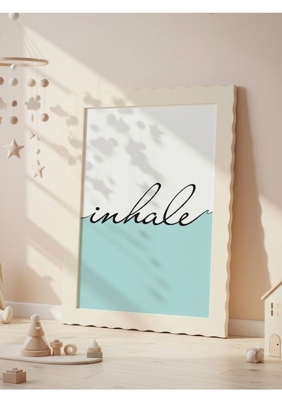 Inhale Dijital Baskı Poster Çerçevesiz