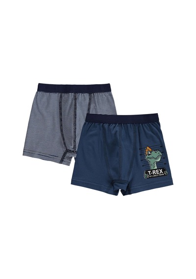 Civil Boys Trex 2-12 Yaş Erkek Çocuk 2'li Boxer Standart
