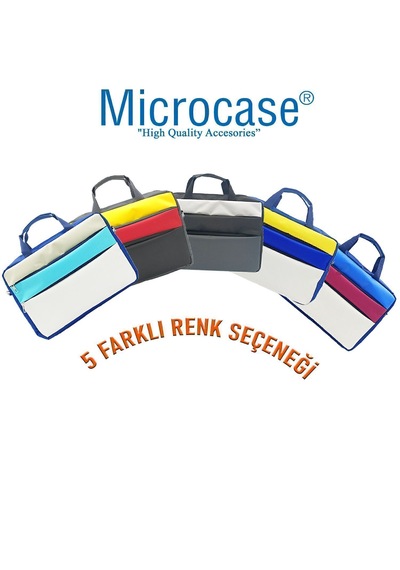Microcase Apple İpad Air 11 2026 İle Uyumlu Tablet Macbook Laptop Tablet Çantası 2 Bölmeli Al4821 Krem