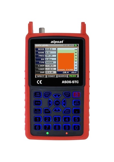 Ayt Satfinder 6 Hd Slim Görüntülü Uydu Bulucu-ahd Test Cihazı As06-stc