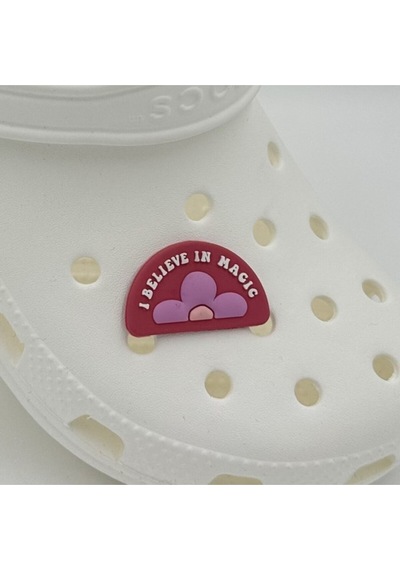 Crocs Terlik Süsü Ve Aksesuarı , Çanta Süsü Jibbitz Papatya Magic 01 Görsel Figür Aksesuar Fuşya-lila-sarı