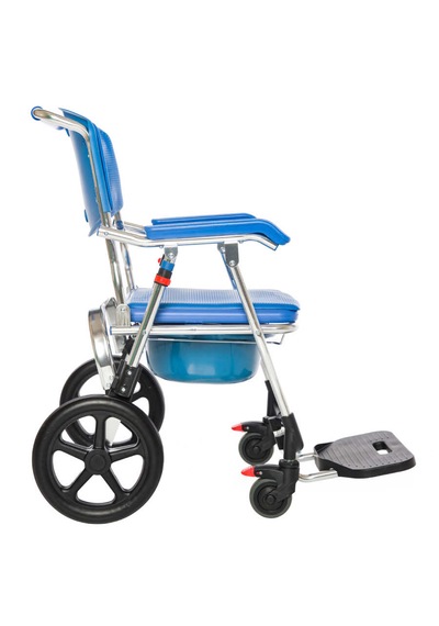 Römer R402 Mavi Tekerlekli Banyo Tuvalet Sandalyesi