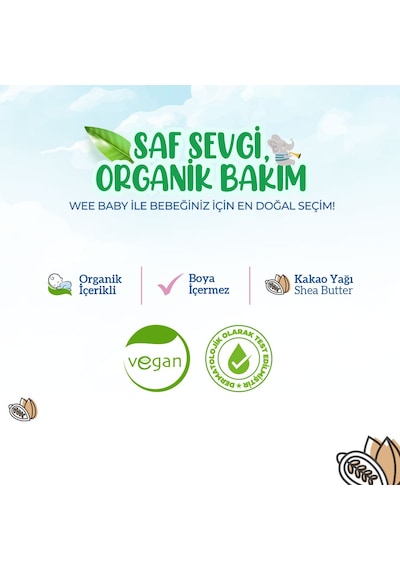 Wee Baby Organik Çatlak Önleyici Krem 150 ML