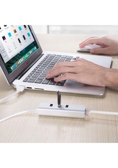 Daytona Fc06 Usb To 3 Usb Ethernet Kablolu Çevirici Hub