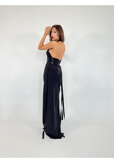 Fashion Cocktail Kemerli Püsküllü Yırtmaçlı Gotik Uzun Gece Abiye Mezuniyet Düğün Elbise Siyah Fashion Cocktail Kemerli Püsküllü Yırtmaçlı Gotik Uzun Gece Abiye Mezuniyet Düğün Elbise Siyah
