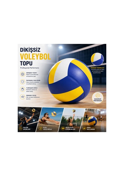 Dikişsiz Profesyonel Voleybol Topu, 5 Numara, Salon, Plaj Ve Açık Saha İçin, Mavi-sarı-beyaz Çok Renkli - 889864955 Çok Renkli Dikişsiz Profesyonel Voleybol Topu, 5 Numara, Salon, Plaj Ve Açık Saha İçin, Mavi-sarı-beyaz Çok Renkli - 889864955 Çok Renkli
