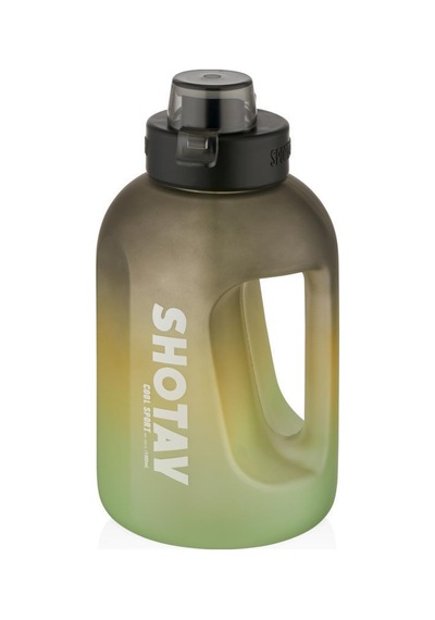 Shotay Colorful Su Matarası Tritan Yeşil 1500ml Yeşil