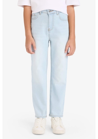 Defacto Erkek Çocuk Straight Fit Düz Paça Jean Pantolon F8501a826smnm63 Mavi-nm63