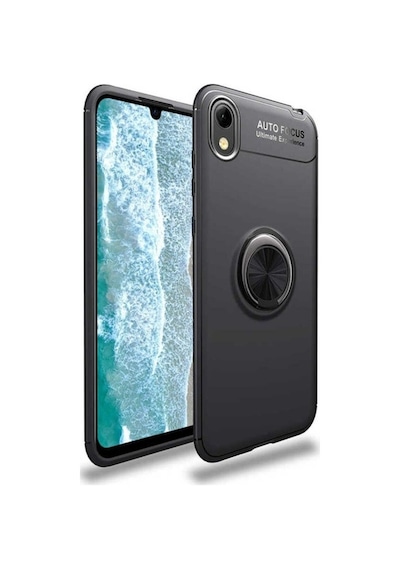 Huawei Y5 2019 Kılıf Zore Ravel Silikon Kapak Siyah