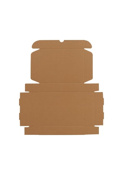26x19x5-25 Adet Kilitli E Ticaret Karton Kargo Kutusu 1