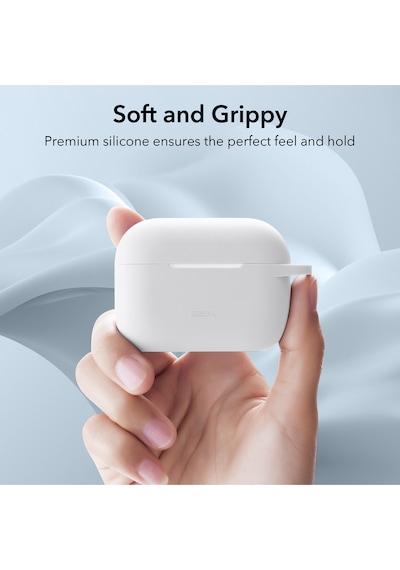 Apple AirPods Uyumlu Pro / Pro 2 Bounce Carrying Kılıf Beyaz