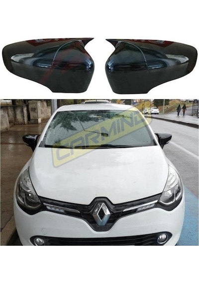 Renault Clio 4 Batman Yarasa Ayna Kapağı Piano Black 2012-2019