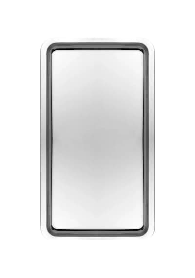 2 Adet Gümüş Geniş Dikdörtgen Metal Sunum Tepsisi 18x33 Cm Paslanmaz Çelik Düz Çay Kahve Tatlı Servis Tepsisi Seti Gümüş