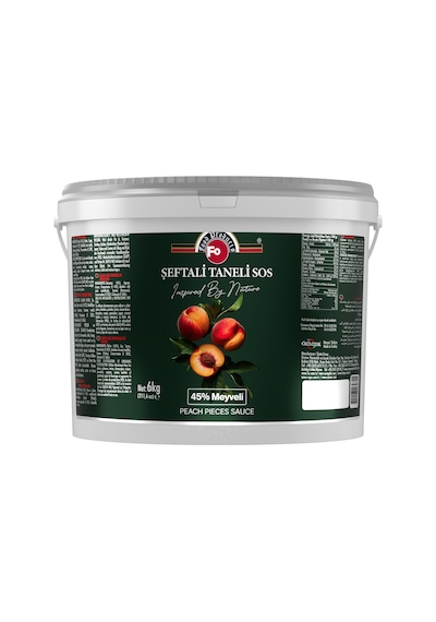 Şeftali Taneli Sos 6 Kg