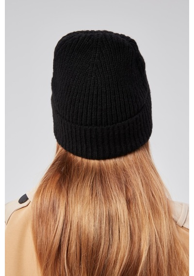 Derikem Basic Şık Standart Lüks Unisex Tiftik Bere Siyah