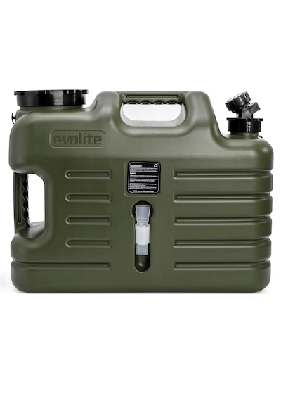 Evolite Deep 18.5 L Musluklu Kamp Su Bidonu Haki