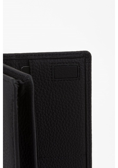 Fossil Kutulu Hakiki Deri Ekstra Kartlıklı Crayz Unisex El Portföyü Kartlık Cüzdan Siyah