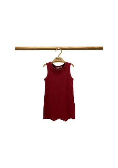 Tiffany Baby & Kids Tiffany Baby Modal Organik Theme Kısa Rompy 89025 Bordo