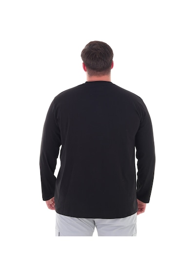 Erkek 115-155 Kilo Arası İçin Uygun Uzun Kol Bisiklet Yaka Mevsimlik Düz Renk İnce Sweatshirt Siyah Erkek 115-155 Kilo Arası İçin Uygun Uzun Kol Bisiklet Yaka Mevsimlik Düz Renk İnce Sweatshirt Siyah