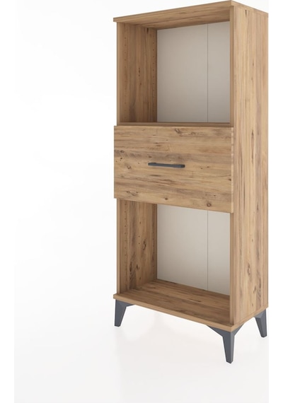 Hyperion Dolap Tek Raflı Tek Çekmeceli 60x44x134 Çam-çam Çam
