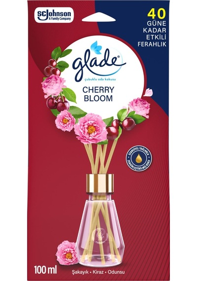 Glade Çubuklu Oda Kokusu Cherry Bloom 100 Ml Kiraz