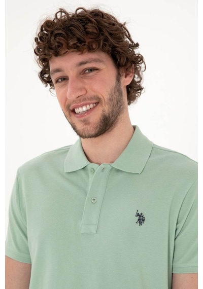 U.S. Polo Assn. Gtp04ıy026 Yeşil Erkek Polo Yaka T-shirt Pu-8731 L