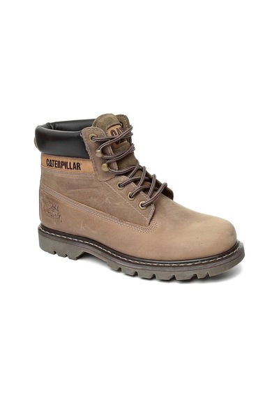 Caterpillar Colorado Beige Crazy Deri Kadın Bot Siyah