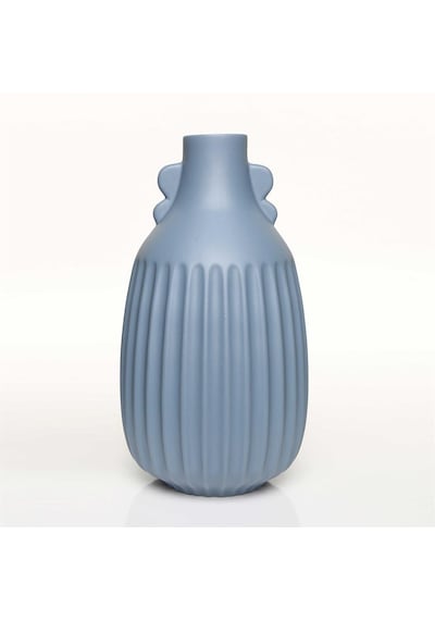 Vitale Antıque Mavi Vazo Orta 17 17 33 Cm Ak.jl0053 Renkli