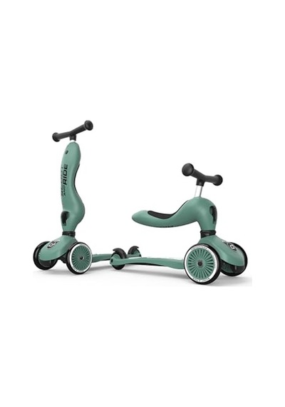 Highwaykick 1 Oturaklı Çocuk Scooter Yeşil 160629-96269 1-5 Yaş Dayanıklı Yapı Kompakt Tasarım Pürüzsüz Sürüş Açık Mavi