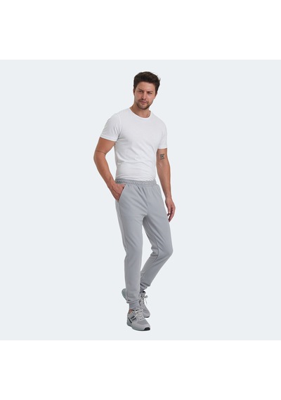 Slazenger RICHA Erkek Cepli Dar Paça Gri Eşofman Altı