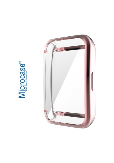 Microcase Honor Band 6 Önü Kapalı Tasarım Silikon Kılıf