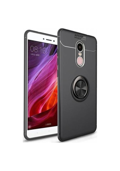 Xiaomi Redmi Note 4 4X Kilif Yüzüklü Tam Korumali Silikon Kapak 416938184