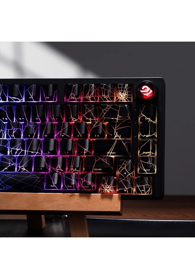 Xvx Spider Web Rgb Keycaps Tuş Takımı Seti Siyah