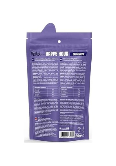 Reflex Happy Hour Sakinleşmeyi Destekleyici Köpek Ödül Mamasi 60 Gr 2li Paket 103 Ivory
