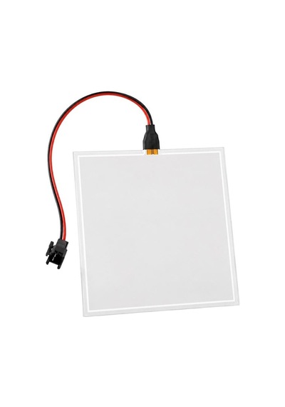 Pm-37726 100x100mm Elektrominesans El 3v Led Panel Yeşil Aydınlatmalı Esnek Yapı Renkli