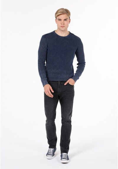 Colin's Colins Mavi Erkek Kazak Cl1072501 Q1.v1 Inv Indıgo İndigo